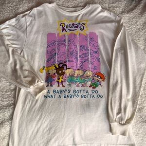 Baby rugrats over sized long sleeve shirt